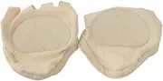 SUIOPPYUW 1 Pair Woman Forefoot Pad Leather Inserts Half Sole Foot Mat High-heel Shoes Toe Support Personal Feet Protector