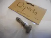 NEW Q-Parts Aged Collection '60s Style Tele String Ferrules, #JTE60, AGED NICKEL
