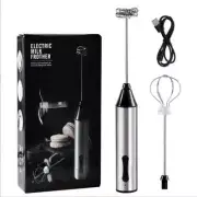 NNEDSZ Rechargeable Electric Milk Frother, Handheld Foam Maker, Coffee Frothing