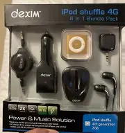 Apple iPod shuffle 4th Generation (2010) Orange (2GB) with DEXIM accessories!