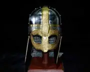 Medieval Knight1 8 ga Armor Warrior Helmet Cosplay Costume SCA Viking Larp X-MAS
