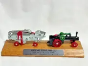 Scale Models Case Steam Engine Threshing 1990 BOONE COUNTY BELVIDERE FAIR 1/500