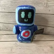 Bark Box Robot Plush Dog Toy Squeaker Crinkle Bungee P-33 M/L Fetch Chew New