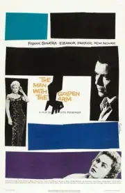 The Man With The Golden Arm poster Kim Novak Frank Sinatra Ele- 1955 Old Photo