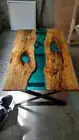 River Epoxy Resin Table Top Handmade Ocean Dining Table,Resin Epoxy Table Decor