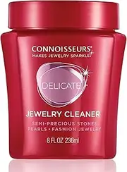 CONNOISSEURS Premium Edition Jewelry Cleaner, Value Size 9.6oz - Pick from Fine, Silver or Delicate Jewelry Cleaner, 7.98 Fl Oz (Pack of 1), Liquid