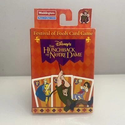 Vintage 1995 Disney Hunchback Of Notre Dame Festival Of Fools Card Game NEW