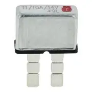 Jaylec 10A Snap Off Type 1 Circuit Breaker - Standard Blade Plug In, CB3110BL