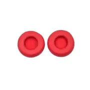 2PCS Breathable Soft Ear Pads Foam Cushions Earpad 1Pair for Dr.Dre for MIXR Replacement Headphone Sleeve Cushions - Red