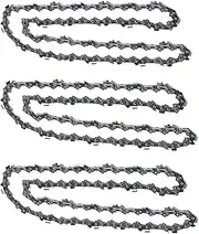 KAKA AUTO PARTS 3x Chainsaw Chains 16" 3/8 LP .050 55DL Compatible with Stihl .050 Gauge 16" Bar Saw Chain Replacement