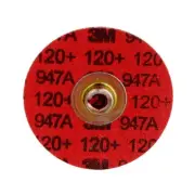 Cubitron II Roloc Durable Edge Disc 947A, 120+, X-weight, TSM, Maroon, 1-1/2"