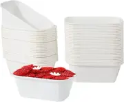 Mini Loaf Cake Cases 50Pcs Disposable Loaf Card Rectangular Mini Loaf Tin Liners