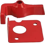 1 Set Battery Switch Locking Lever Battery Disconnect Car Battery Power Off High Efficiency Battery Disconnect Stuck Proof Battery Disconnect Vehicle Battery Cut Off Metal Red