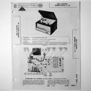 Bell & Howell Models 600-B L Open Reel Tape Deck SAMS Photofact ™ 1959 - New NOS
