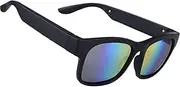IVY Smart Glasses,Bluetooth Wireless Audio Sunglasses with Open Ear Headphones & Hands-Free Calling - Dazzling Rainbow