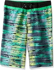 [Speedo] Boys Splash Stripe E-Board Short Swim Trunk