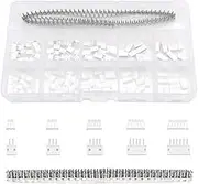 Lyeteung 420 pieces 1.5 mm JST connector kit, JST-ZH 2/3/4/5/6 pin housing adapter cable male female and female with pin crimp terminal