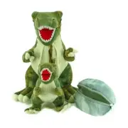 2 in 1 Dinosaur Stuffed Animal Weighted Dragon Plush for Adults & Kids