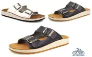Fly Flot Shoes slip on slide sandals Made in Italy 77G64 2C Blue White Black