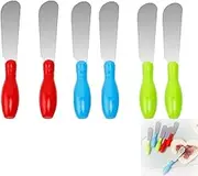 TXHFYKH Cheese Butter Spreader Knives Set 6 Pieces, Butter Spreader Knife, Stainless Steel Spreader Knives - Perfect Butter, Jam, Cream Cheese, and Condiment Spreader