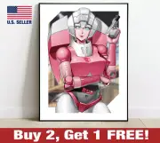 Transformers G1 Arcee Poster 18" x 24" Print Retro 80s Anime Wall Art 1