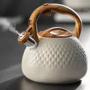 Tea Kettle, 2.7 Quart with Wood Pattern Handle Loud Whistle Food Grade Stainless