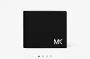 Michael Kors Cooper Saffiano Leather Billfold Wallet With Passcase