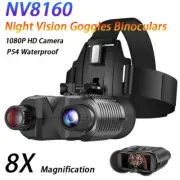 8XZoom Digital Night Vision Goggles Head Mounted Binoculars HD Infrared Hunting