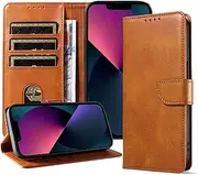 Meliya Designed for iPhone 13 Wallet Case, PU Leather Shockproof Protective Cover Case Holder for iPhone 13 Pro