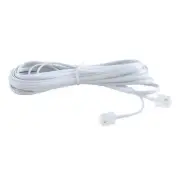 6P2C RJ11 Male to Male Plug Telephone Line Cable Wire 5M O1D53063