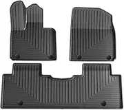 Compatible with Xpeng G9 2022 2023 2024 2025 Floor Mats Cargo Liner Trunk Pad TPE 3D Foot Mat Tray Set Black(3pcs Left Rudder)
