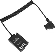D Tap to DMW DCC17 DC Coupler Coiled Cable Dummy Battery Adapter for Lumix S5 S5K S5GK GH5II GH6 G9 Digital Camera