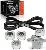 Engine Serpentine Belt Drive Kit Compatible with Toyota Tacoma 2016-2023 - DOHC 3.5L