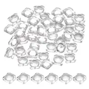 LED Convex Lens, 100 Pack 60 Degree Beam Angle Acrylic for 5050 LED