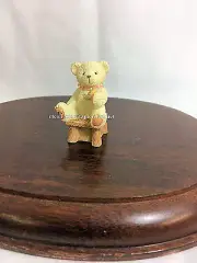 Cherished Teddies Tiny Treasured Bear In Chair 2002 NIB #104858