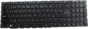 Laptop No Backlit Replacement Keyboard for MSI Stealth 17M A12U A12UE Czech/Slovakian CS Black No Frame