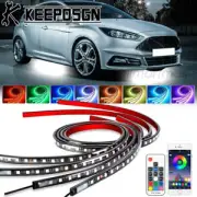 Car RGB LED Strip Bar Underglow Body Kit Neon Lights APP Remote for Ford Focus