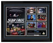 Star Trek The Next Generation Signed Framed Memorabilia