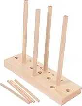 Generic 1 Set Bow Maker Stocking Stuffer Treats DIY Wreath Tool Bows Maker Christmas Bows Decoration Nativity Decor Stocking Stuffer Ribbon Bow Making Supplies Wooden Beige