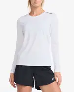 Aspire Long Sleeve, 2XU, XS, White/Black, Female
