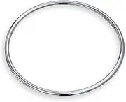 [Treasure Bay] TreasureBay Mens, Womens 925 Sterling Silver Plain Bangle Bracelet