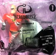 NIP Incredibles 2 Movie Mr. Incredible #1 McDonald's Happy Meal Toy 2018