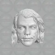 Heath Ledger Joker v1 custom head for 1:6 1:10 1:12 1:18 action figures