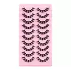 False Eyelashes Russian Strip Lashes Fake Eyelashes D Wispy Eyelash