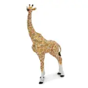 Jere Luxury Giftware, Bejeweled ELLISON Elegant Giraffe Trinket Box with Matchin