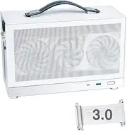 MiniNeo 3 Portable 8L SFF Small Form Factor Mini-ITX Case/w Advanced Vented Panel, Front Type-C USB3.0 Ports, Dual Slot GPU, S300 /w Free PCIe 3.0 16X Riser Cable