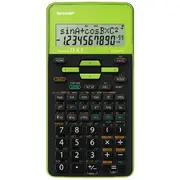 Sharp Scientific Calculator Black/Green EL-531TH