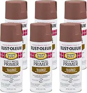 Rust-Oleum Stops Rust Rusty Metal Spray Primer, Flat Red, 340 g (Pack of 6)