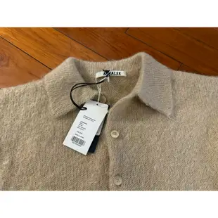 全新品 現貨 AURALEE BRUSHED SUPER KID MOHAIR KNIT 質感毛衣 size:4