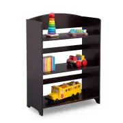 DELTA CHILDREN Kids Furniture Bookshelf, Dark Chocolate